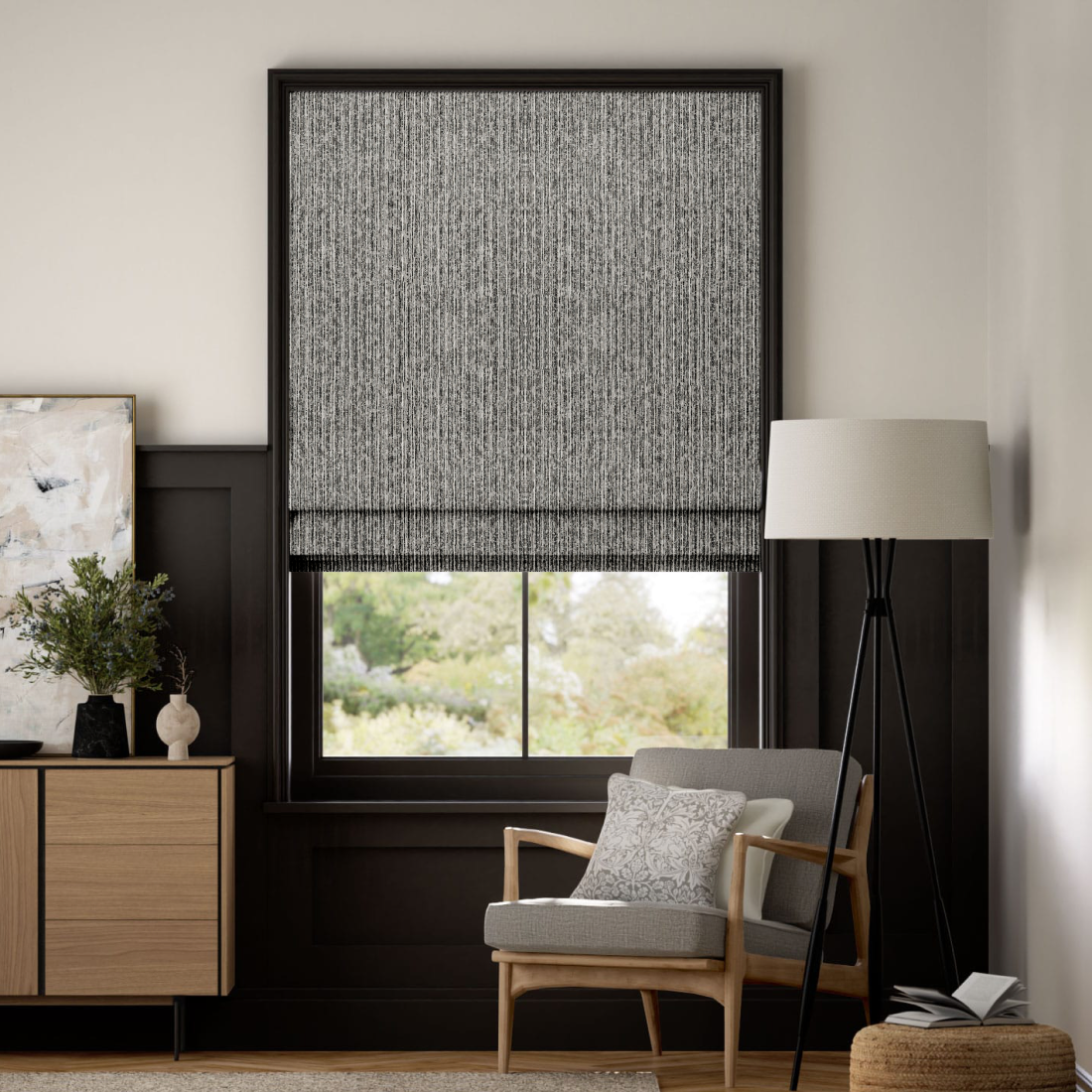 Римские шторы из ткани Asanga Linen