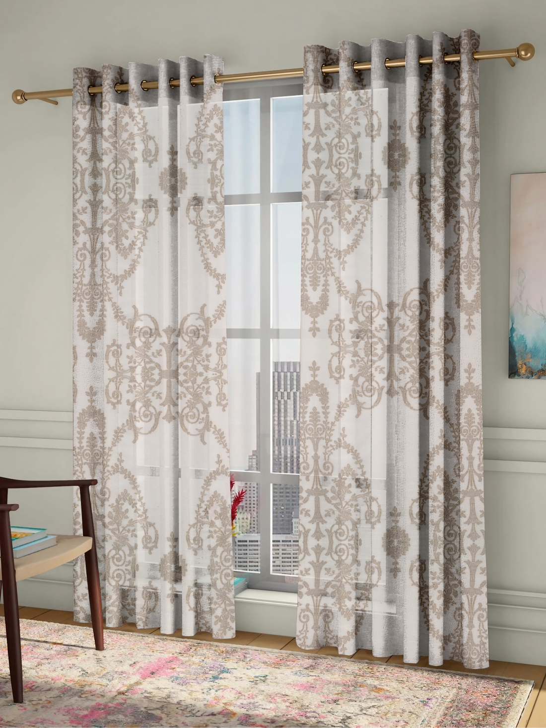 Занавески из ткани GLENPATRICK BEIGE
