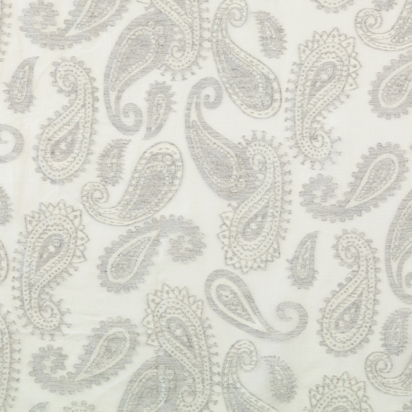 Ткань тюлевая PAISLEY LIGHT GREY