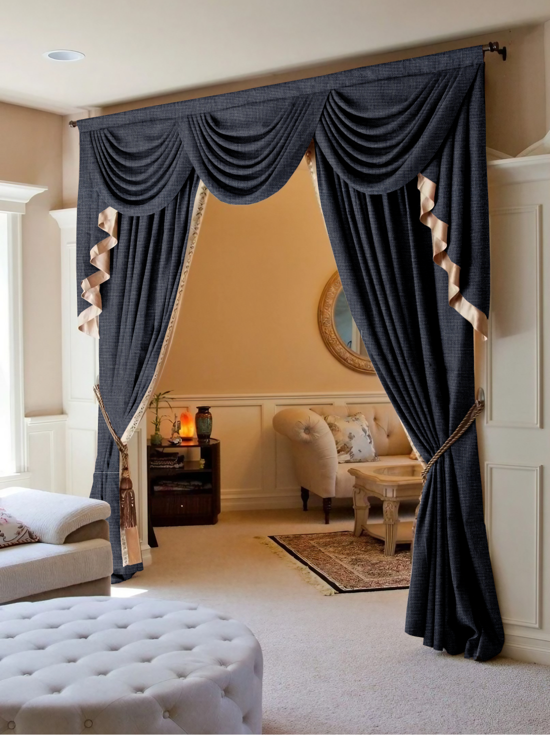 Итальянские шторы из ткани 236-72 Seaside