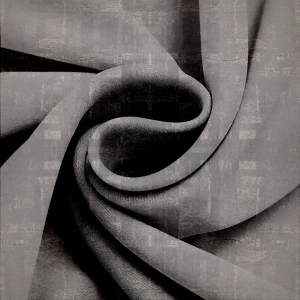 Портьерная серо-лиловая ткань со светлыми прямоугольниками